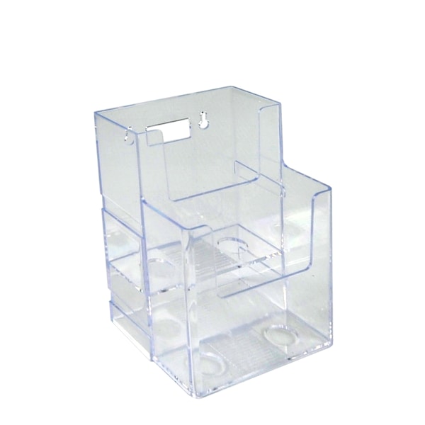 Azar Displays Two-Tier, Two-Pocket Trifold Brochure Holder, PK2 252032-2PK - main